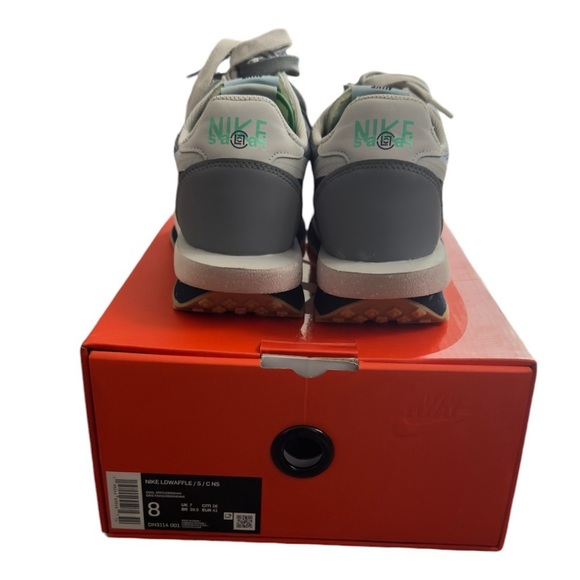 Nike Sacai x Clot x LDWaffle 'Kiss Of Death 2' Men’s Size 8 Cool Grey DH3114 001 - Picture 7 of 8
